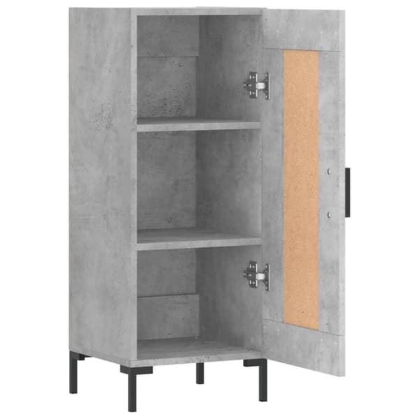 vidaXL skænk 34,5x34x90 cm konstrueret træ betongrå