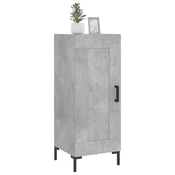 vidaXL skænk 34,5x34x90 cm konstrueret træ betongrå