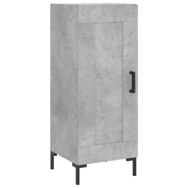 vidaXL skænk 34,5x34x90 cm konstrueret træ betongrå