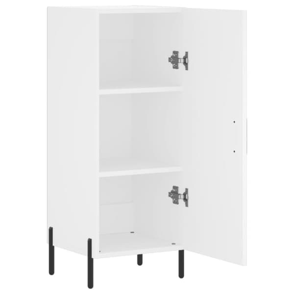 vidaXL Skänk vit 34,5x34x90 cm konstruerat trä
