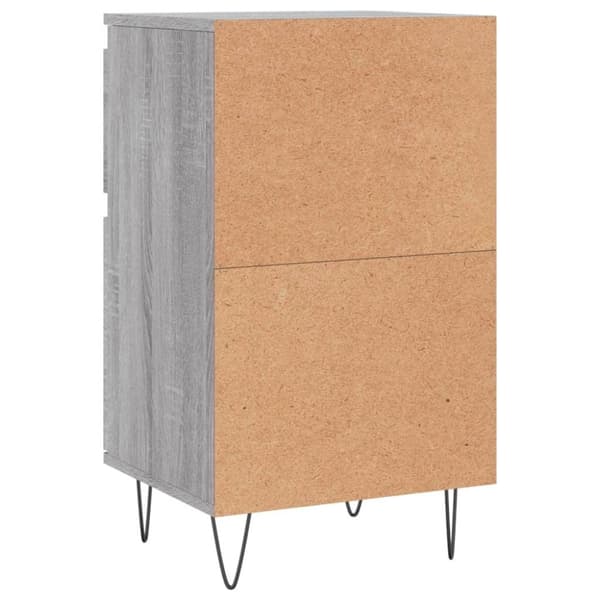 vidaXL Senkit 2 kpl harmaa Sonoma 40x35x70 cm tekninen puu