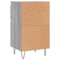 Pikkukuva 8 / 11: vidaXL Senkit 2 kpl harmaa Sonoma 40x35x70 cm tekninen puu