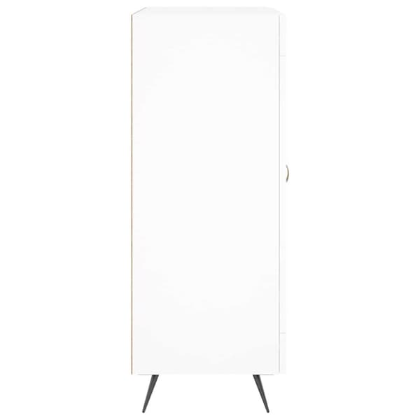 vidaXL skænk 69,5x34x90 cm konstrueret træ hvid