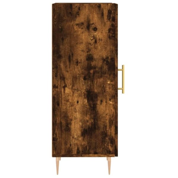 vidaXL Skjenk røkt eik 34,5x34x90 cm konstruert tre
