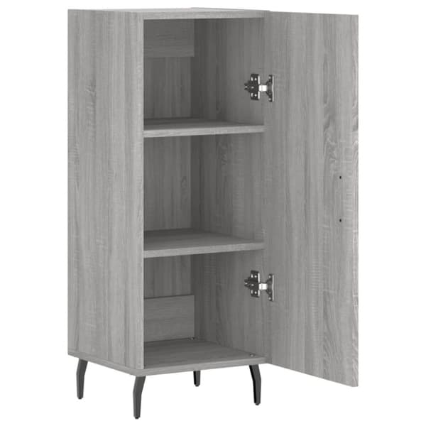 vidaXL Senkki harmaa Sonoma 34,5x34x90 cm tekninen puu