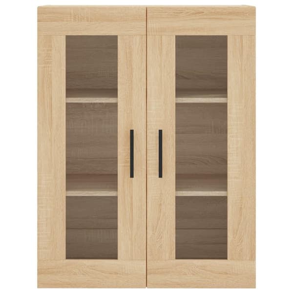 vidaXL Veggskap sonoma eik 69,5x34x90 cm