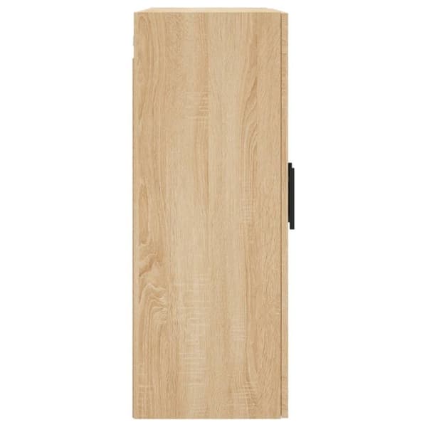 vidaXL Veggskap sonoma eik 69,5x34x90 cm