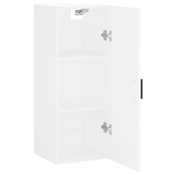 vidaXL Veggskap hvit 34,5x34x90 cm