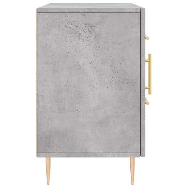 vidaXL Skänk betonggrå 100x36x60 cm konstruerat trä