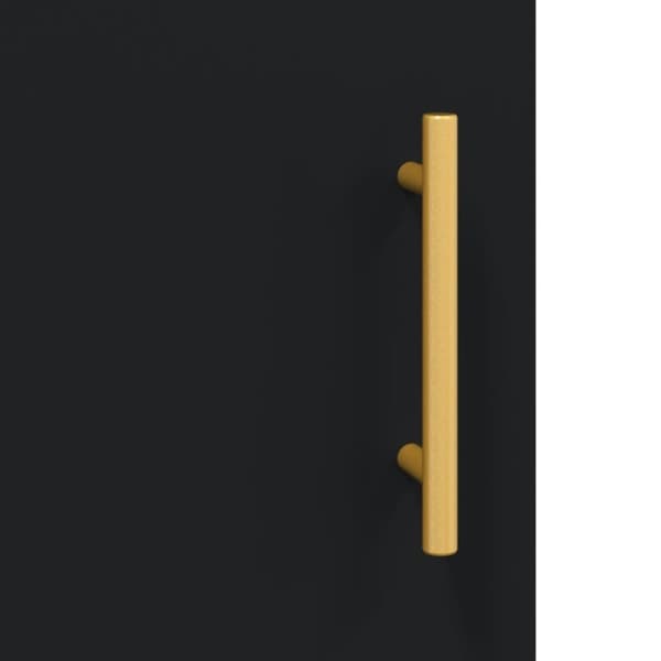 vidaXL Skänk svart 100x36x60 cm konstruerat trä
