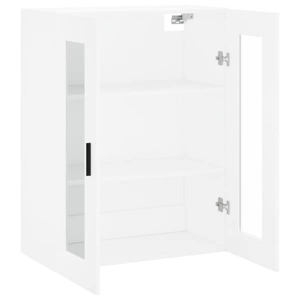 vidaXL Väggskåp vit 69,5x34x90 cm