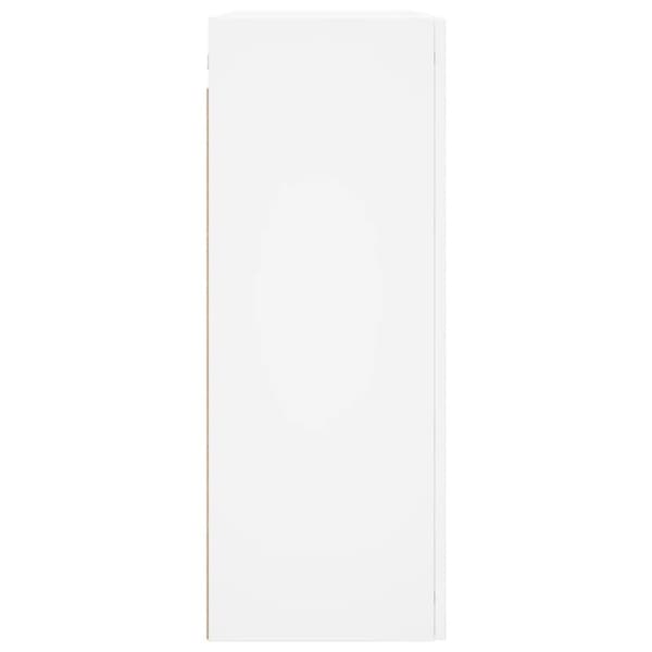 vidaXL Väggskåp vit 69,5x34x90 cm
