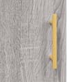 Miniatyrbilde 9 av 11: vidaXL Skjenk grå sonoma 100x36x60 cm konstruert tre