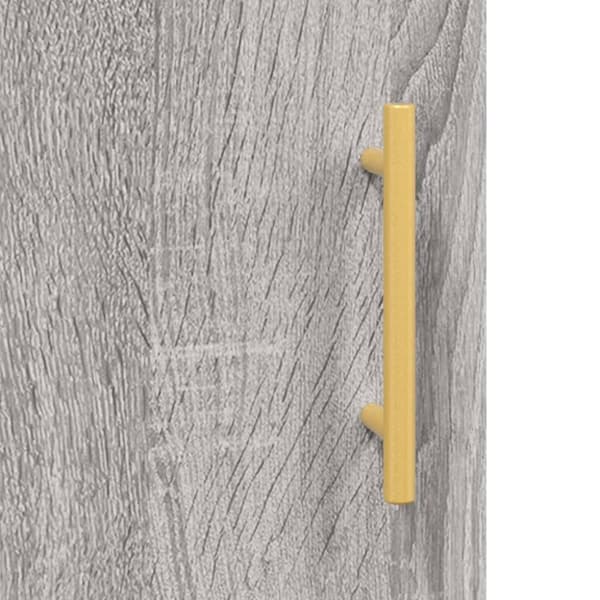 vidaXL Skjenk grå sonoma 100x36x60 cm konstruert tre