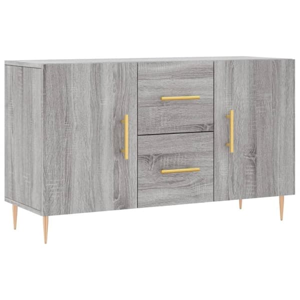vidaXL Senkki harmaa Sonoma 100x36x60 cm tekninen puu