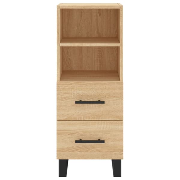 vidaXL skænk 34,5x34x90 cm konstrueret træ sonoma-eg