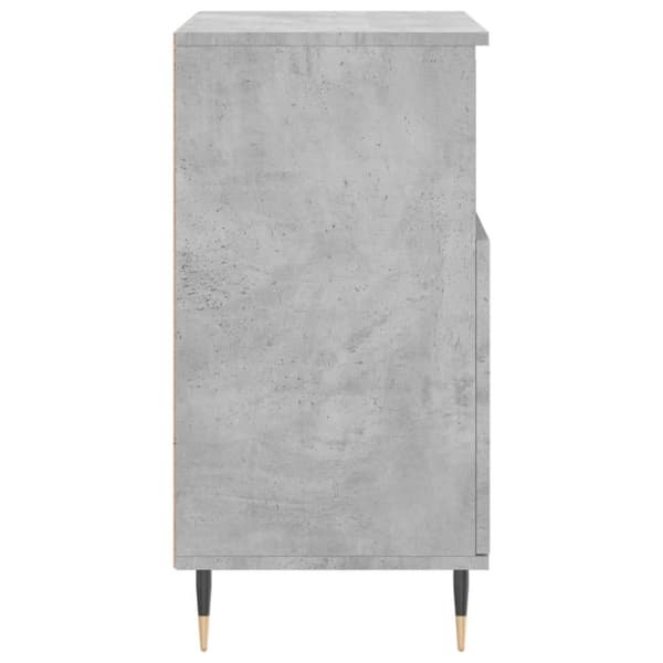 vidaXL Skjenk betonggrå 60x35x70 cm konstruert tre