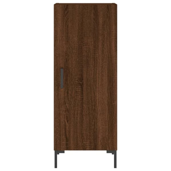 vidaXL skænk 34,5x34x90 cm konstrueret træ brun egetræsfarve
