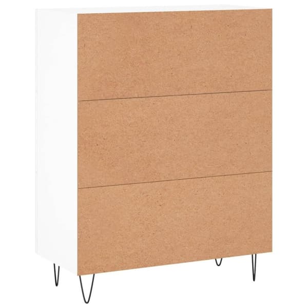 vidaXL Skåp vit 69,5x34x90 cm konstruerat trä