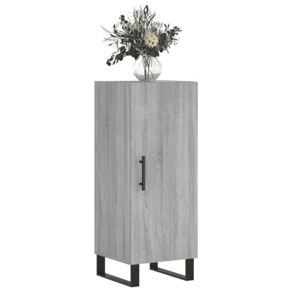 vidaXL Senkki harmaa Sonoma 34,5x34x90 cm tekninen puu