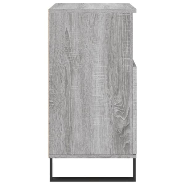 vidaXL skænk 60x35x70 cm konstrueret træ grå sonoma-eg