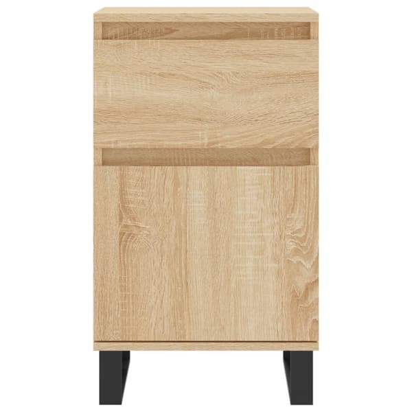 vidaXL Byråer 2 st sonoma-ek 40x35x70 cm konstruerat trä