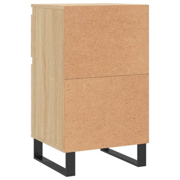 vidaXL Byråer 2 st sonoma-ek 40x35x70 cm konstruerat trä