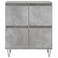 Miniatyrbilde 4 av 11: vidaXL Skjenk betonggrå 60x35x70 cm konstruert tre