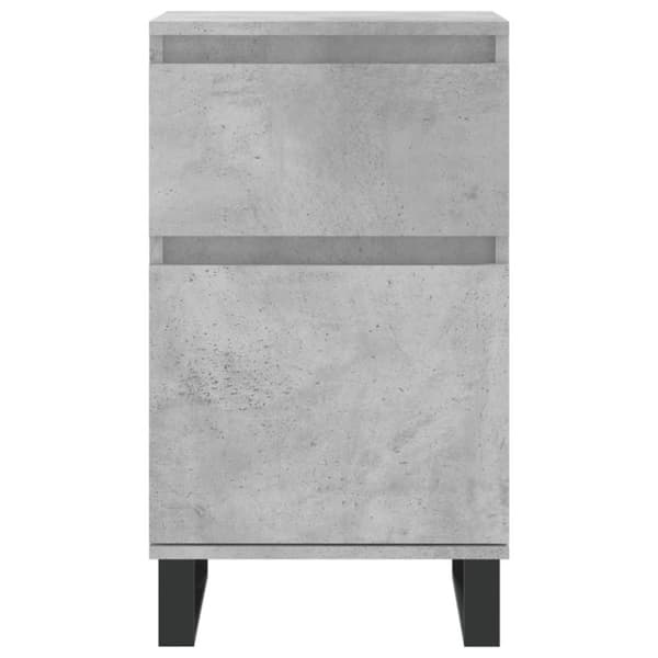 vidaXL Senkit 2 kpl betoninharmaa 40x35x70 cm tekninen puu