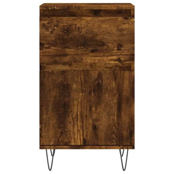 vidaXL Skjenker 2 stk røkt eik 40x35x70 cm konstruert tre