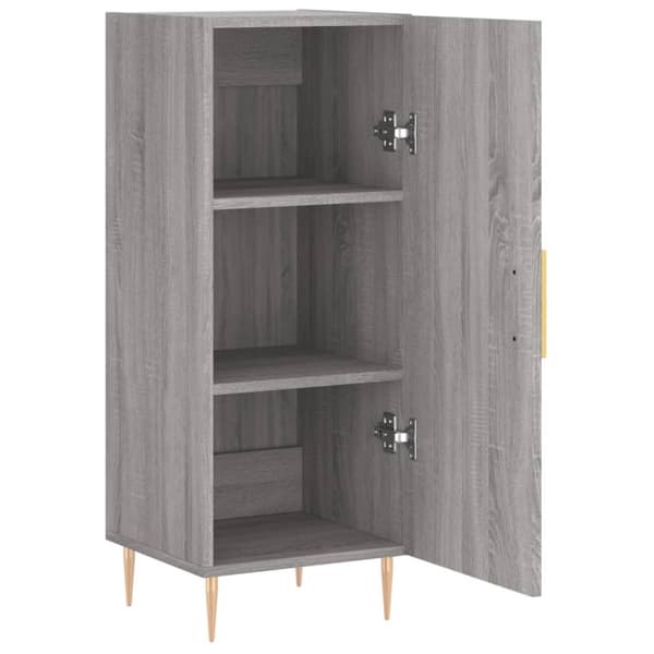 vidaXL Senkki harmaa Sonoma 34,5x34x90 cm tekninen puu