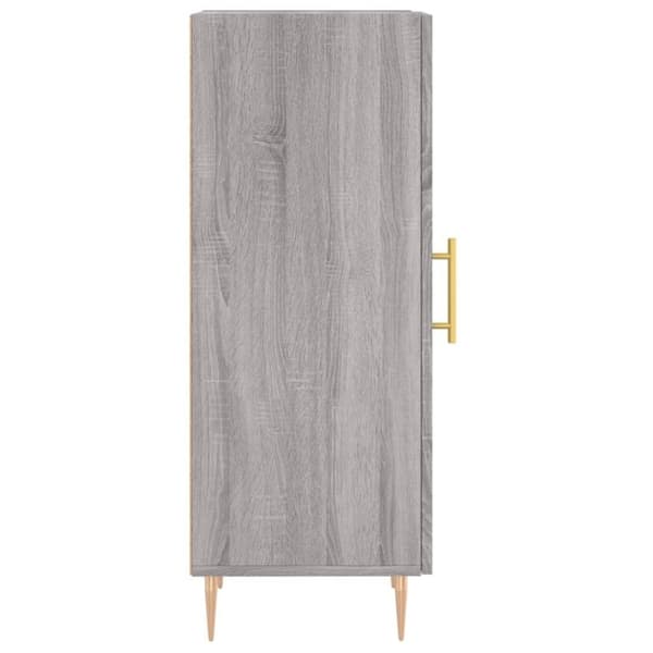 vidaXL Senkki harmaa Sonoma 34,5x34x90 cm tekninen puu