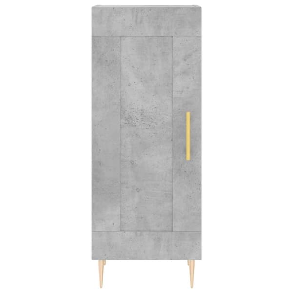 vidaXL skænk 34,5x34x90 cm konstrueret træ betongrå