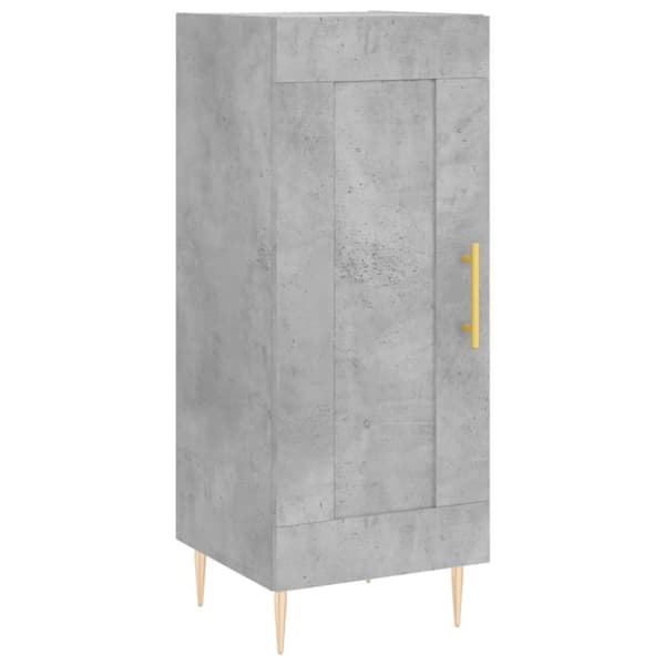 vidaXL skænk 34,5x34x90 cm konstrueret træ betongrå