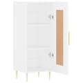 Miniatyrbilde 5 av 11: vidaXL Skjenk hvit 34,5x34x90 cm konstruert tre