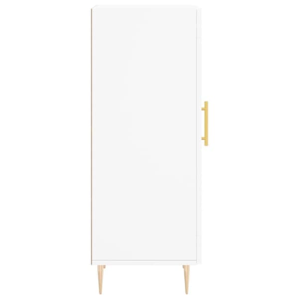 vidaXL Skjenk hvit 34,5x34x90 cm konstruert tre