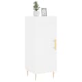 Miniatyrbilde 2 av 11: vidaXL Skjenk hvit 34,5x34x90 cm konstruert tre