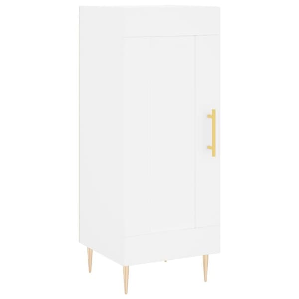 vidaXL skænk 34,5x34x90 cm konstrueret træ hvid