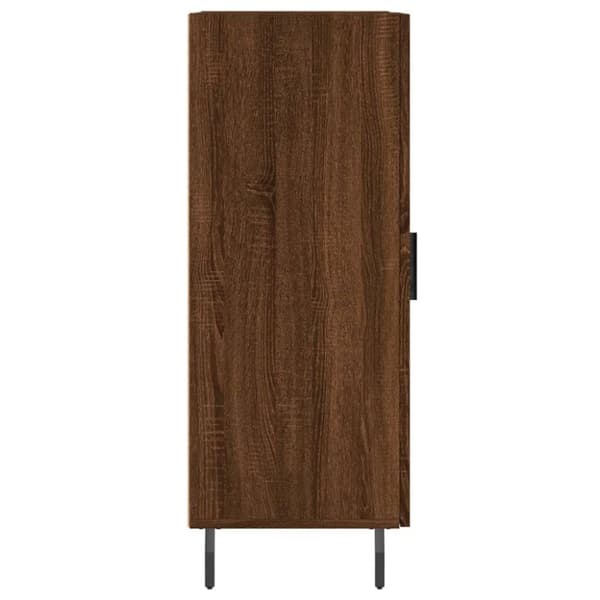 vidaXL skænk 34,5x34x90 cm konstrueret træ brun egetræsfarve