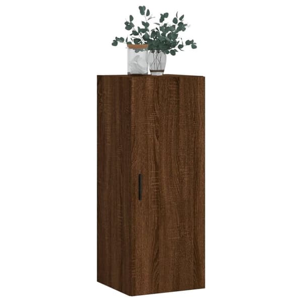 vidaXL vægskab 34,5x34x90 cm brun egetræsfarve