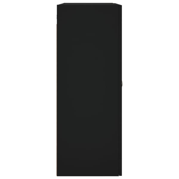 vidaXL Veggskap svart 69,5x34x90 cm