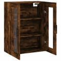 Miniatyrbillede 5 af 11: vidaXL væghængt skab 69,5x34x90 cm konstrueret træ røget sonoma-eg