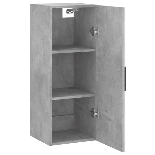vidaXL Veggskap betonggrå 69,5x34x90 cm
