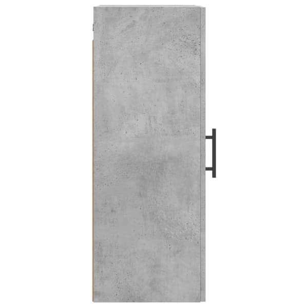 vidaXL Veggskap betonggrå 69,5x34x90 cm