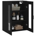 Miniatyrbilde 5 av 11: vidaXL Veggskap svart 69,5x34x90 cm