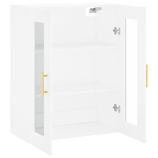 vidaXL væghængt skab 69,5x34x90 cm hvid