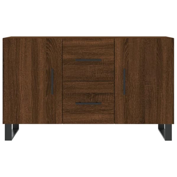 vidaXL Skänk brun ek 100x36x60 cm konstruerat trä