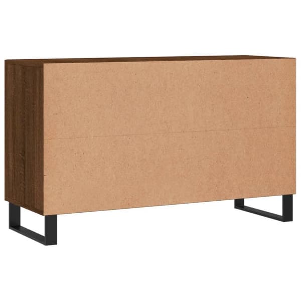 vidaXL Skänk brun ek 100x36x60 cm konstruerat trä