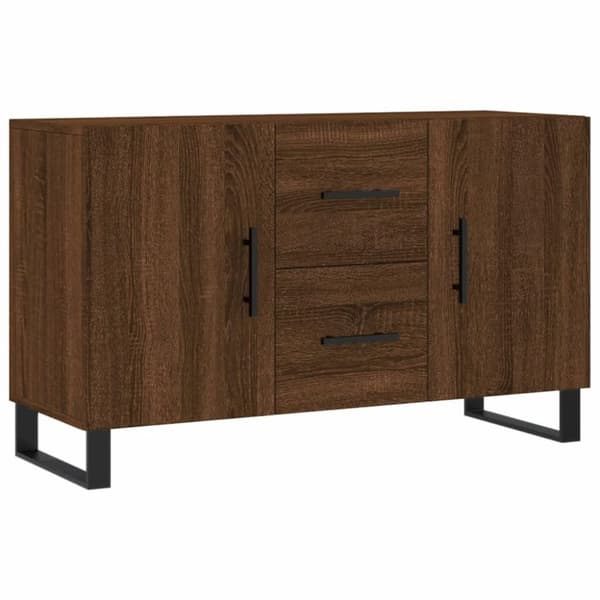 vidaXL Skänk brun ek 100x36x60 cm konstruerat trä
