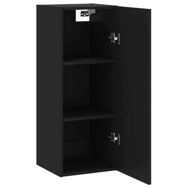 vidaXL Veggskap svart 34,5x34x90 cm